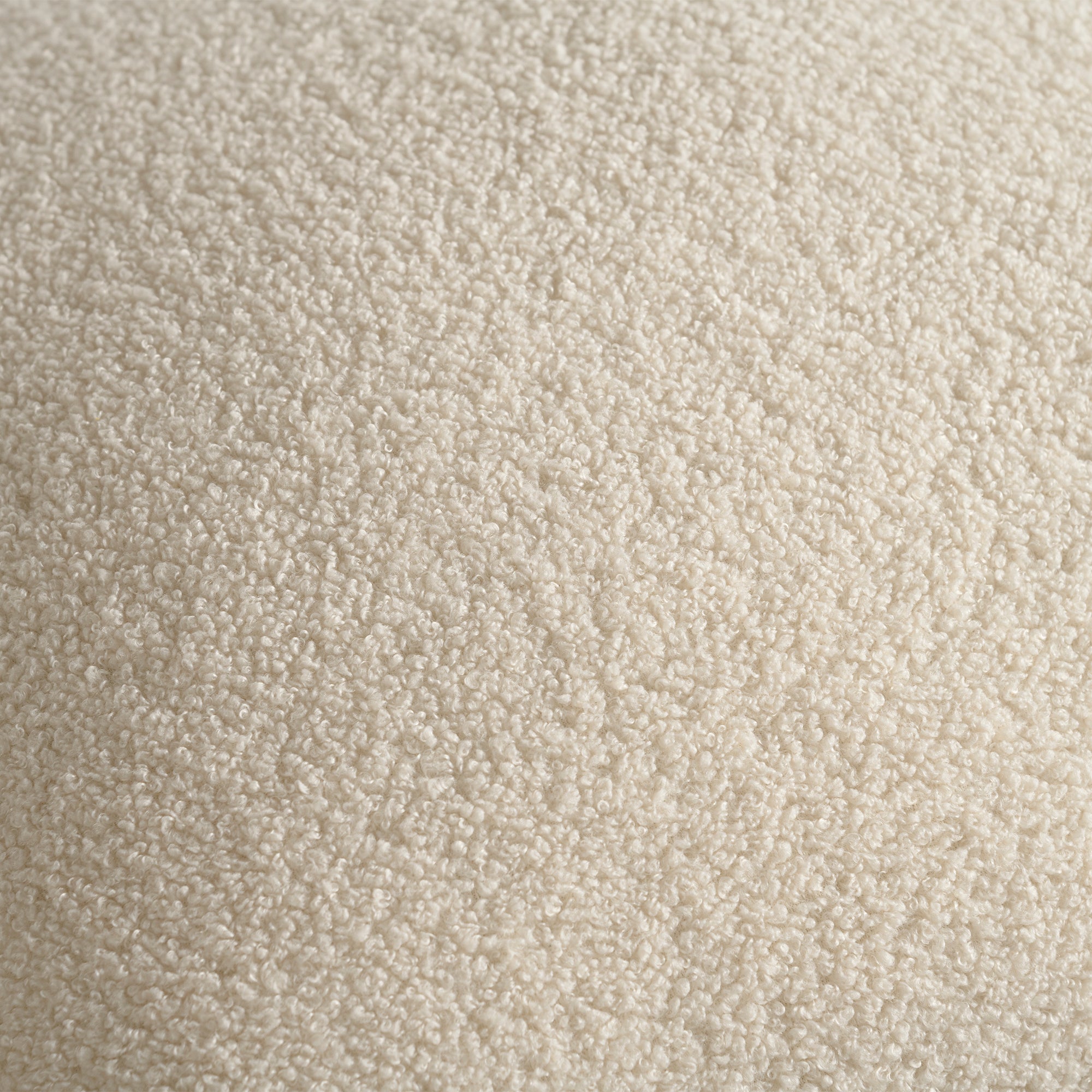 VIANNEY Funda Decorativa De Almohada Con Tejido Bouclé Bucle Beige