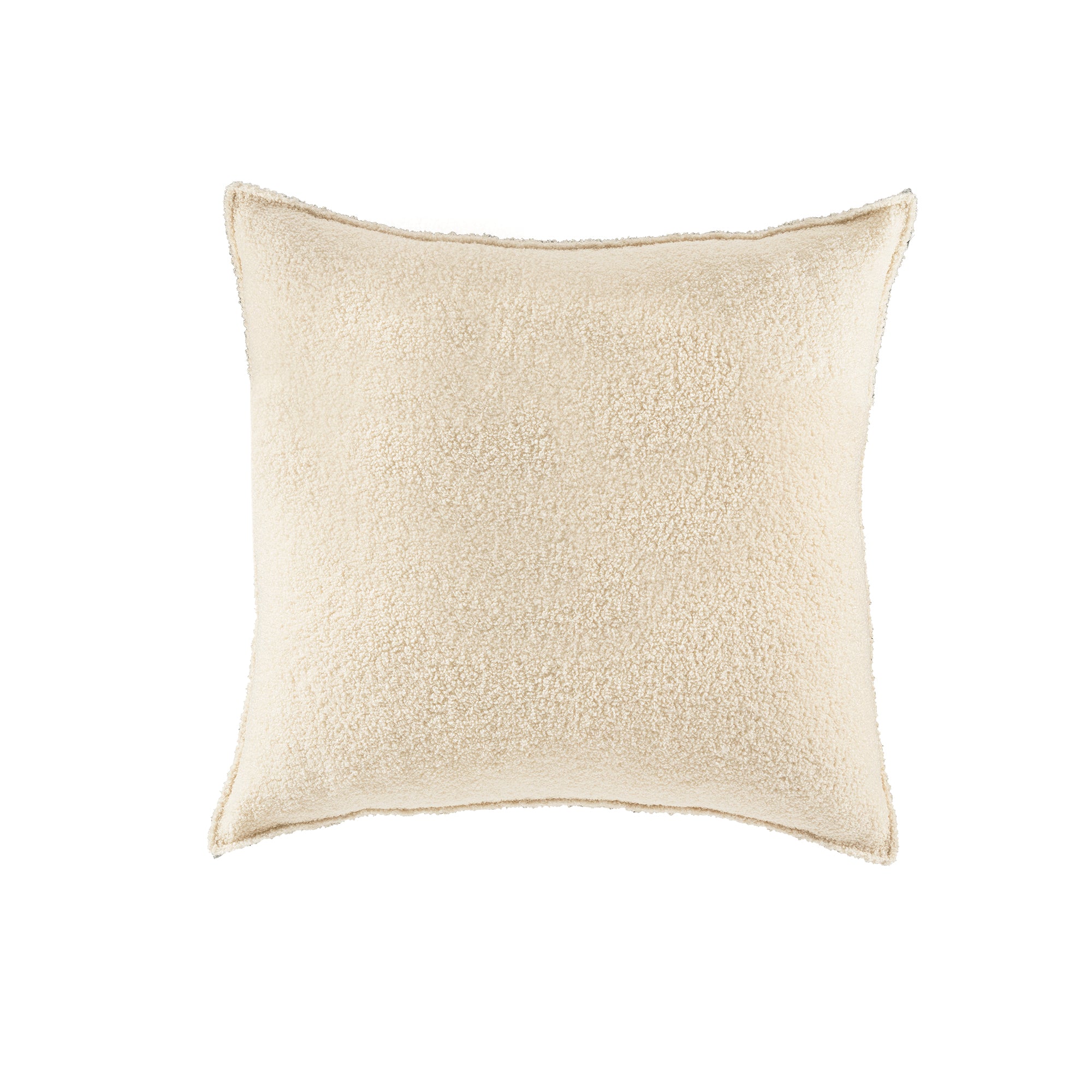 VIANNEY Funda Decorativa De Almohada Con Tejido Bouclé Bucle Beige