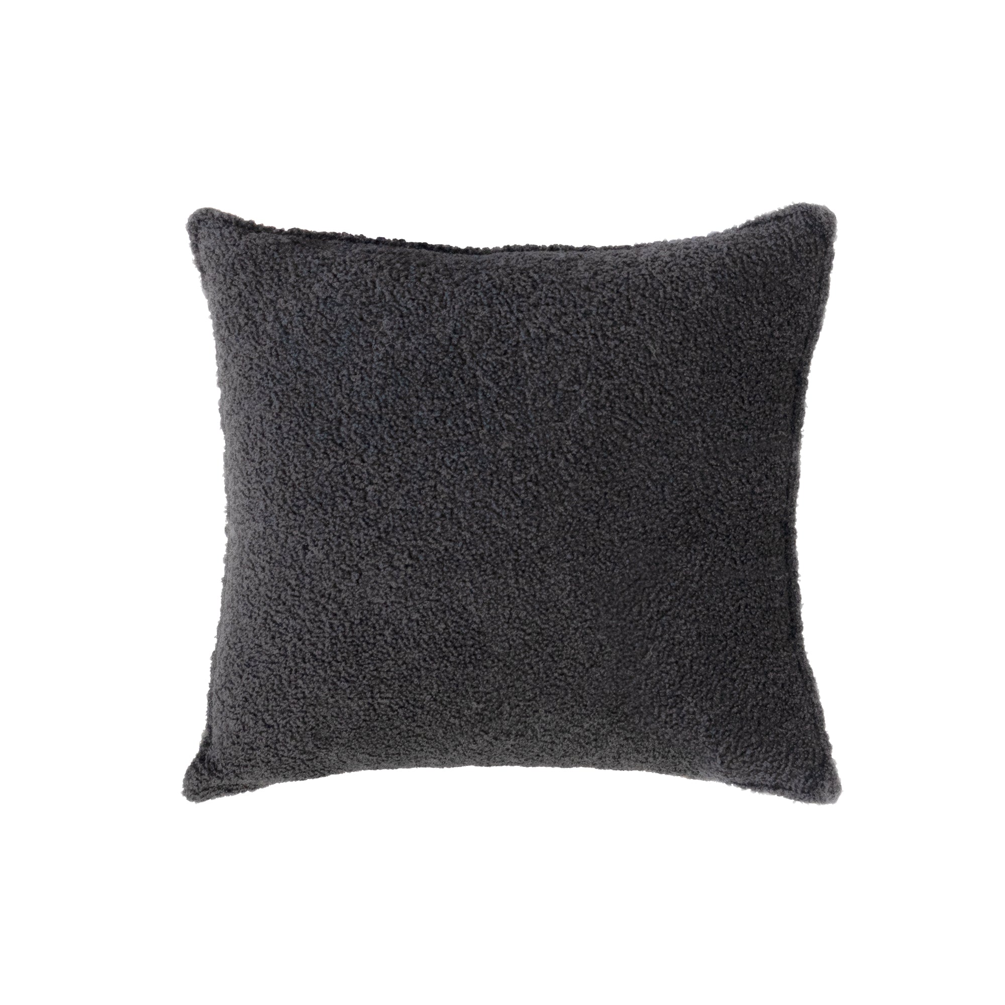 VIANNEY Funda De Cojín Con Tejido Bouclé Black