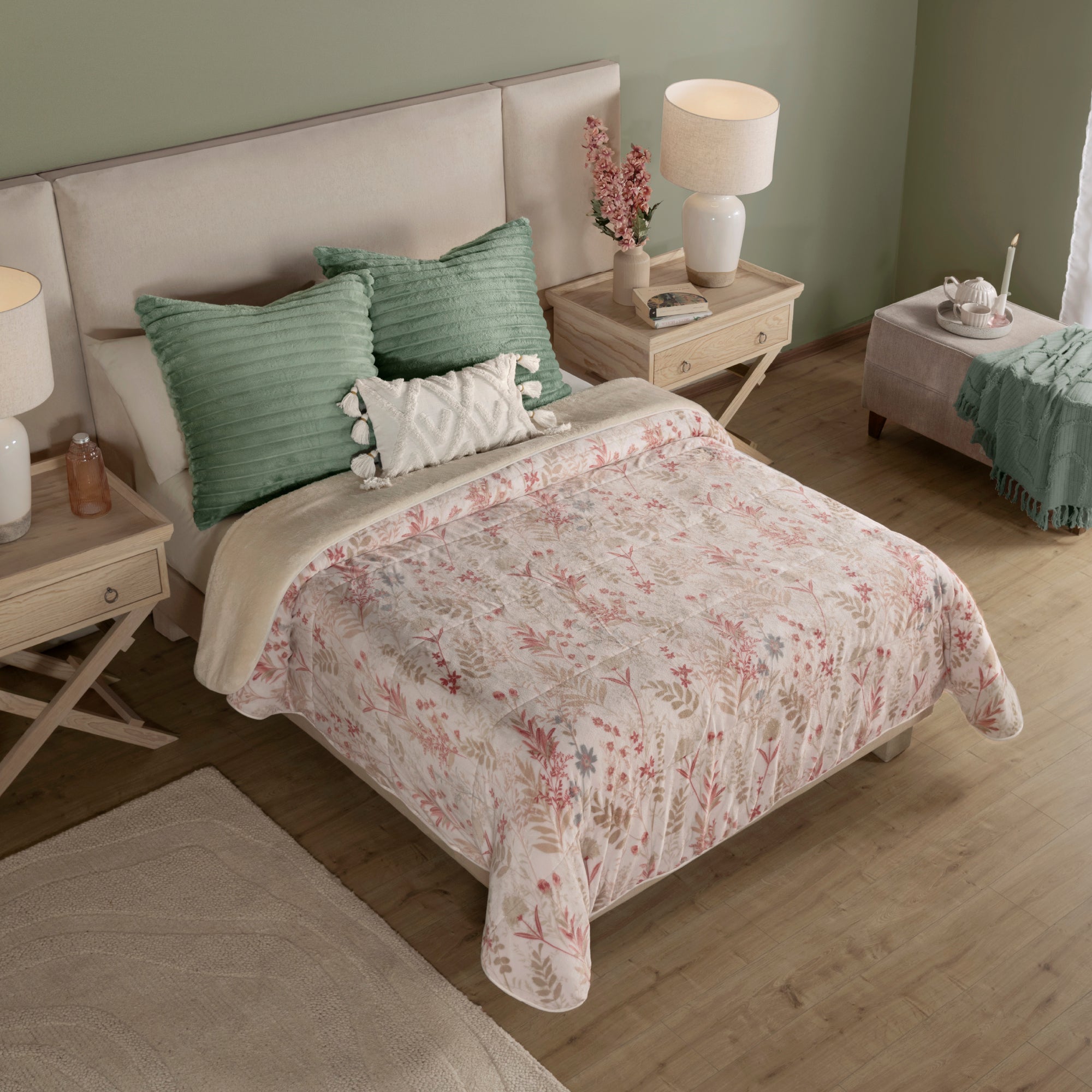 VIANNEY Cobertor Ultrasuave Con Interior De Borrega Premium Invernal Austria