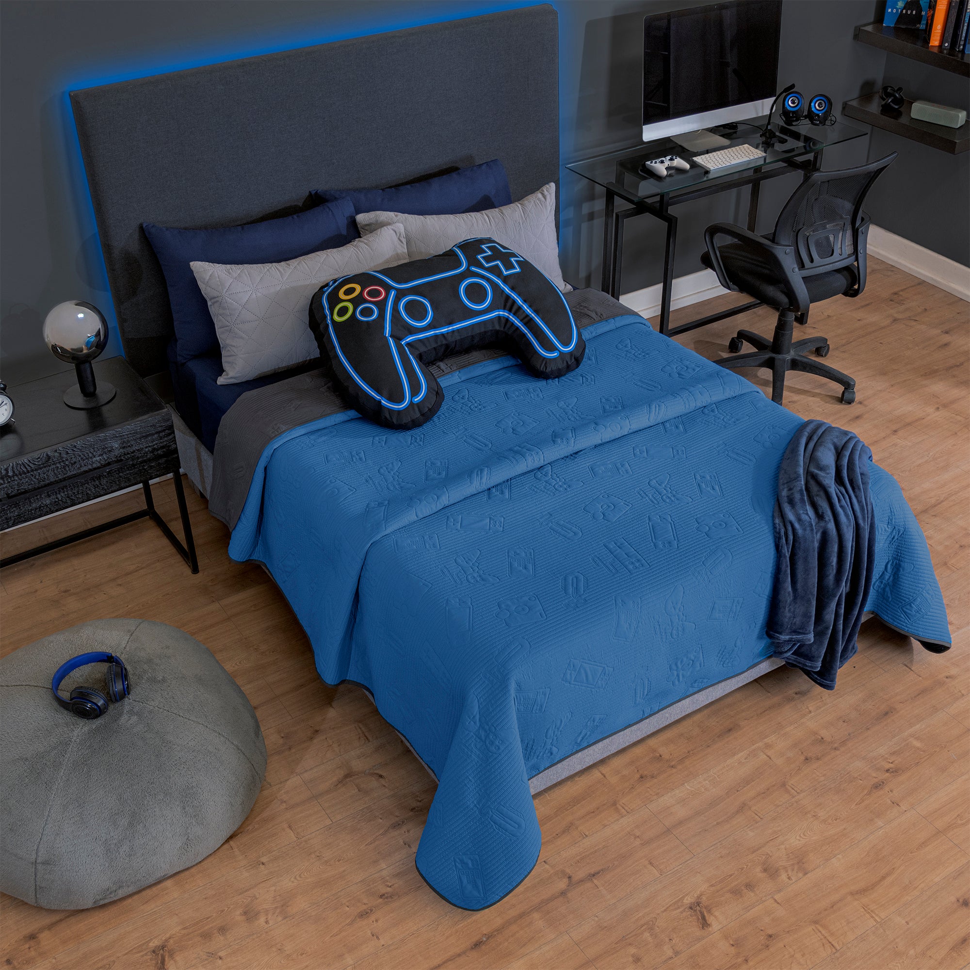 VIANNEY Edredón Doble Vista Ultradelgado Novo Gamer