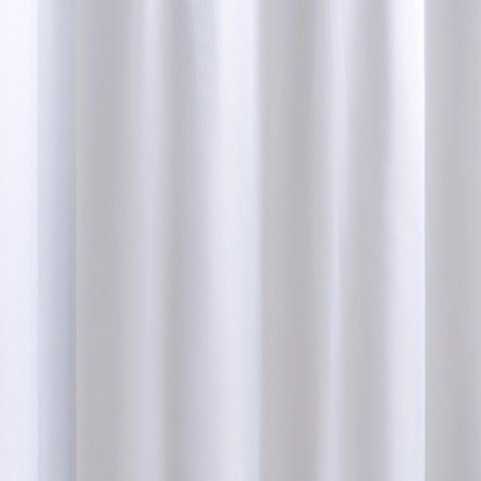 VIANNEY Set De Cortinas Traslúcidas Lisas Con Argollas Tergal Blanco