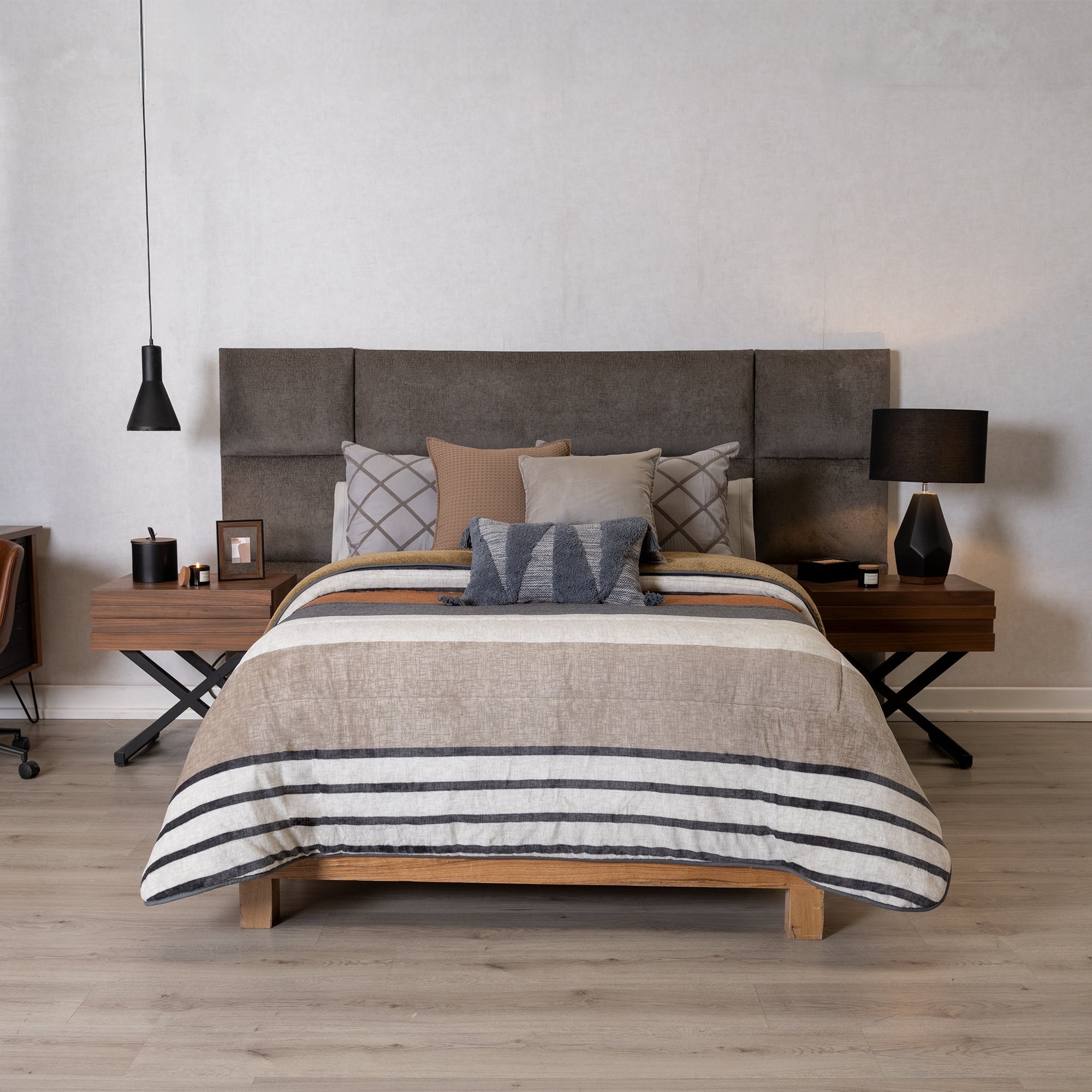 VIANNEY Cobertor Ultrasuave Con Interior De Borrega Premium Invernal Buller