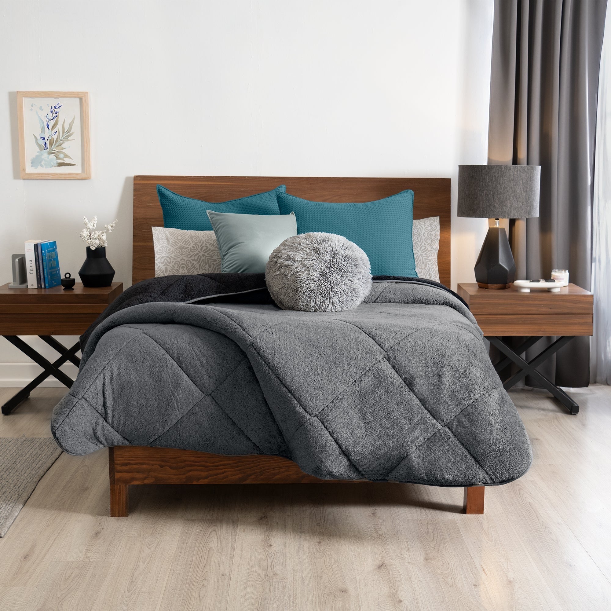 VIANNEY Cobertor Ultrasuave Con Interior De Borrega Premium Invernal Himalaya