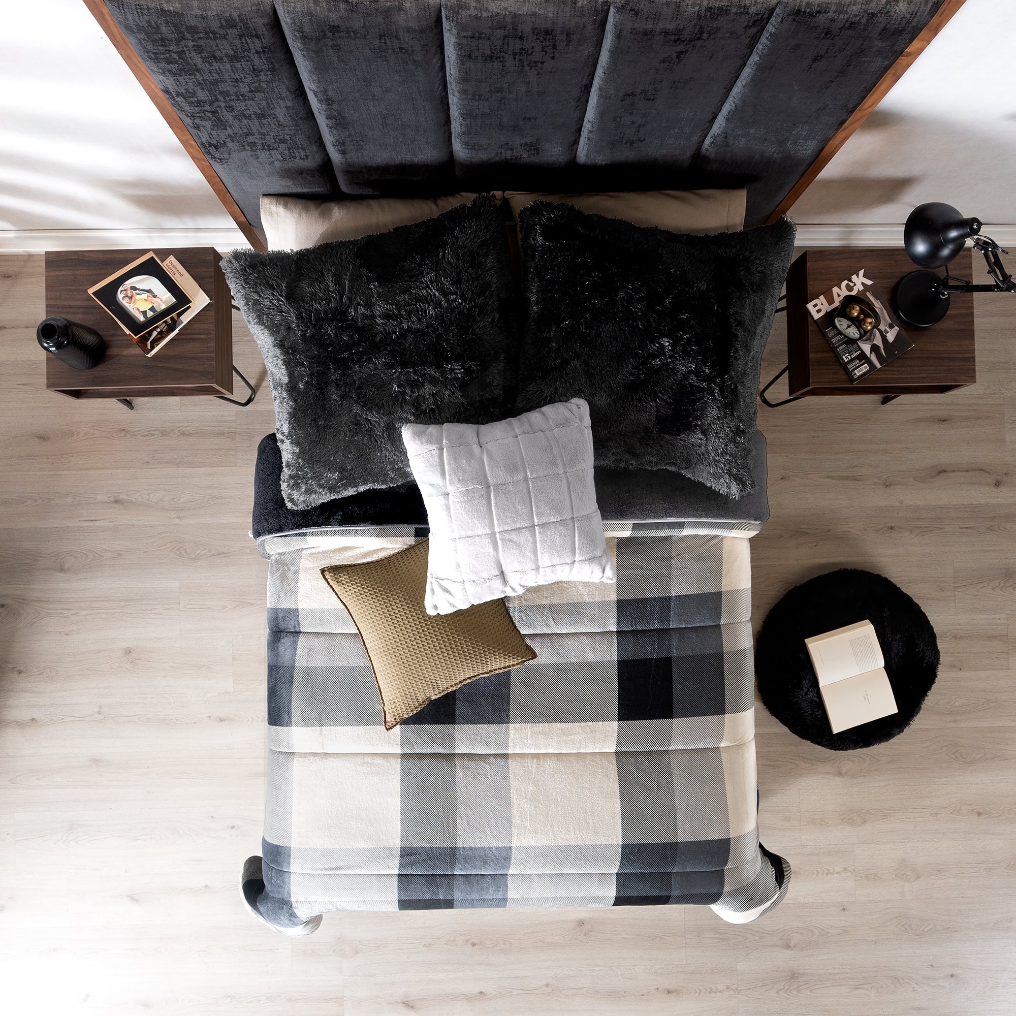 VIANNEY Cobertor Ultrasuave Con Interior De Borrega Premium Invernal Quebec