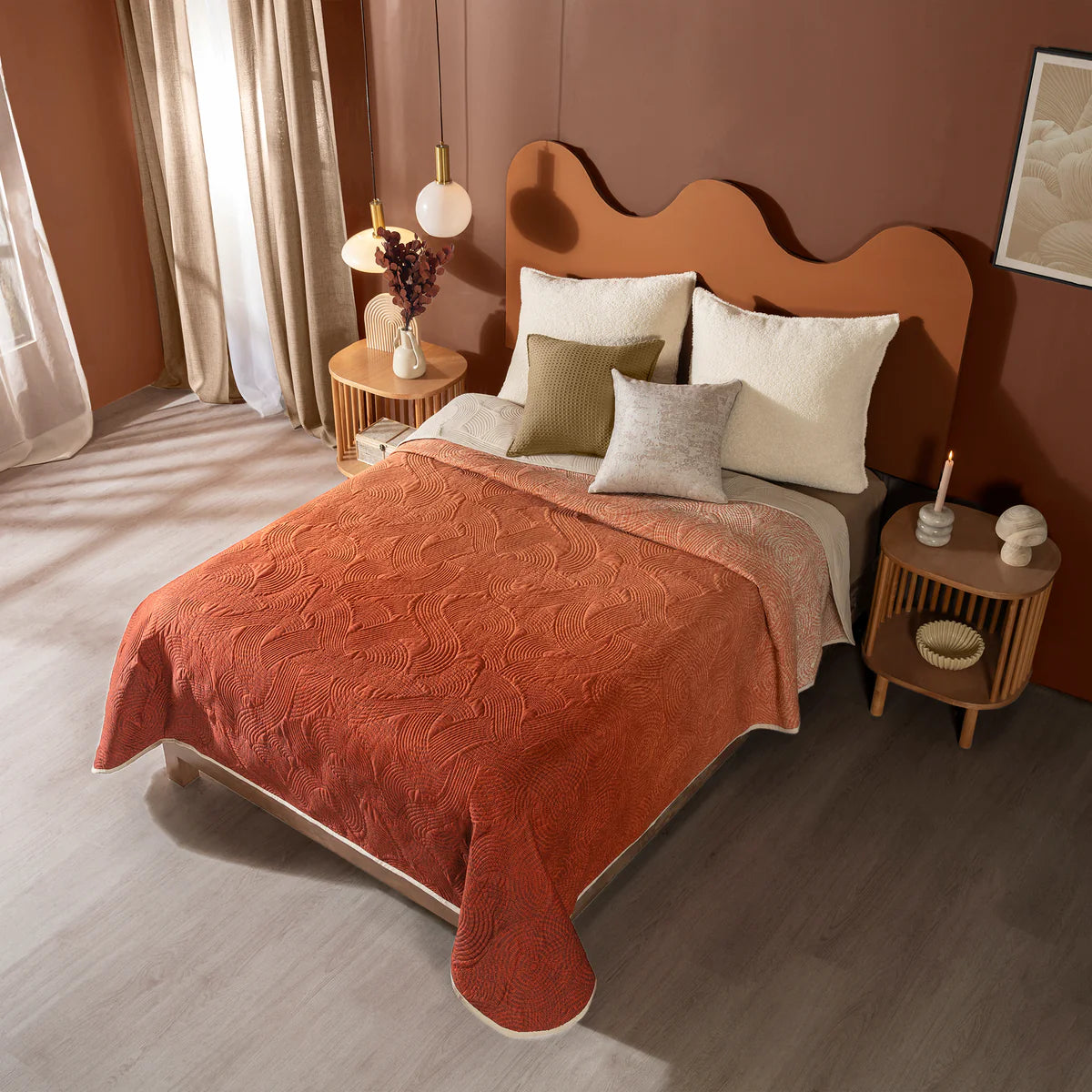 VIANNEY Edredón Doble Vista Ultradelgado Novo Mitla