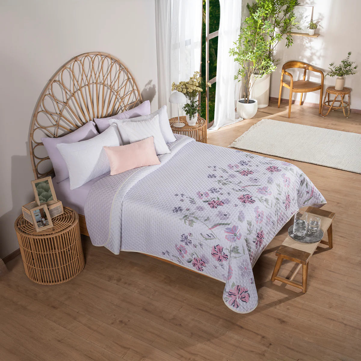 VIANNEY Edredón Doble Vista Ultradelgado Novo Floralia