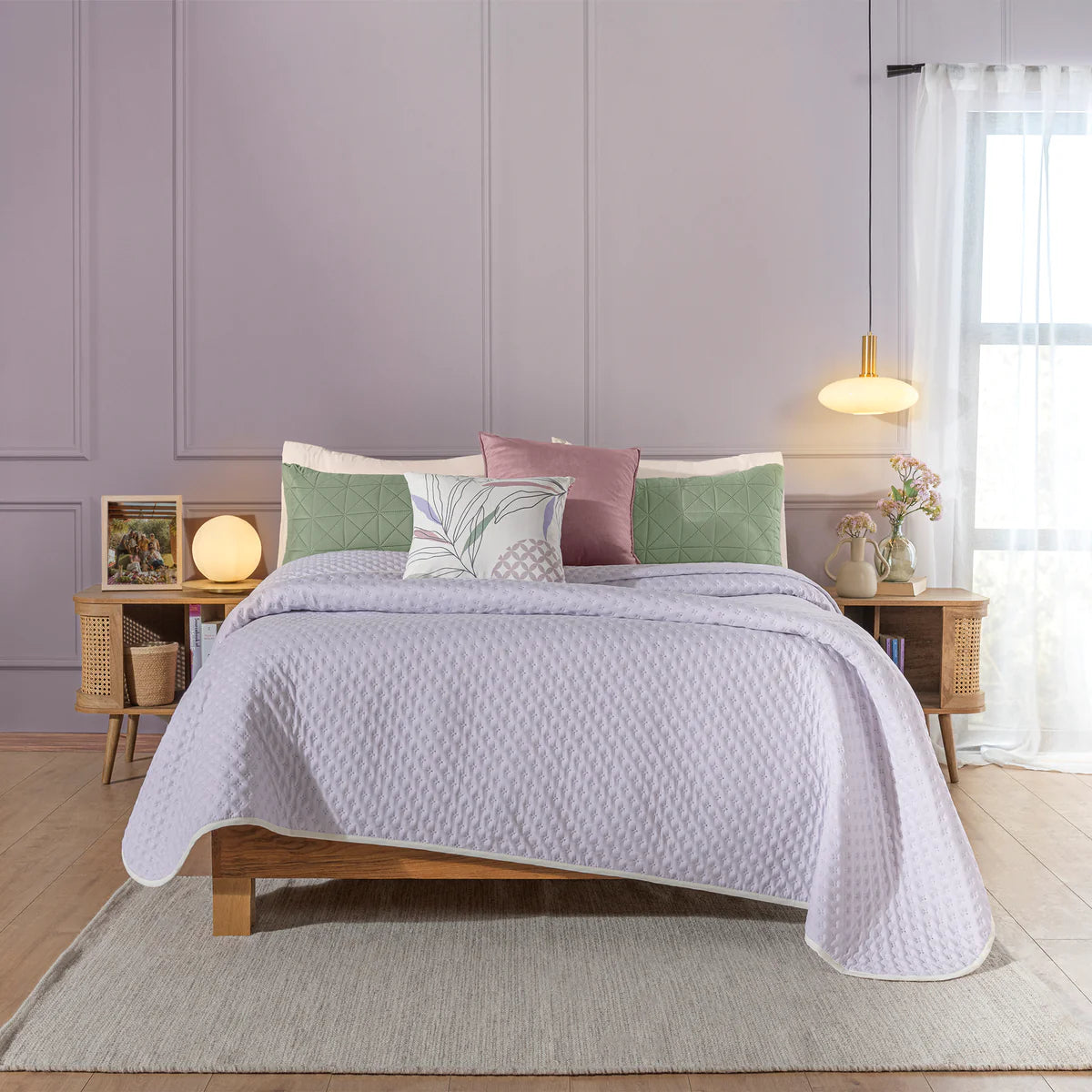 VIANNEY Edredón Doble Vista Ultradelgado Novo Floralia