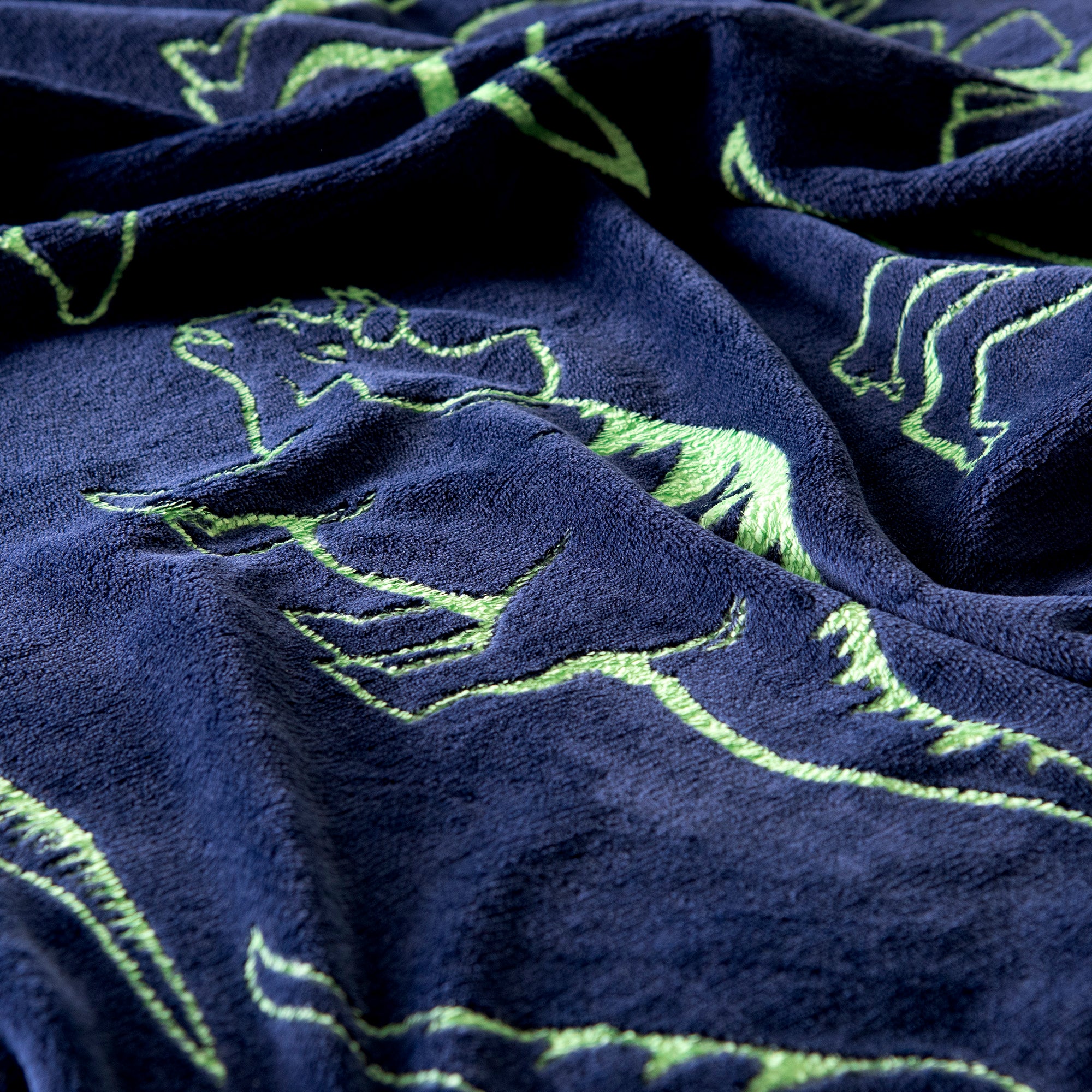 VIANNEY Cobertor Ligero Estampado Súper Suave Que Brilla En La Oscuridad Dinosaurios