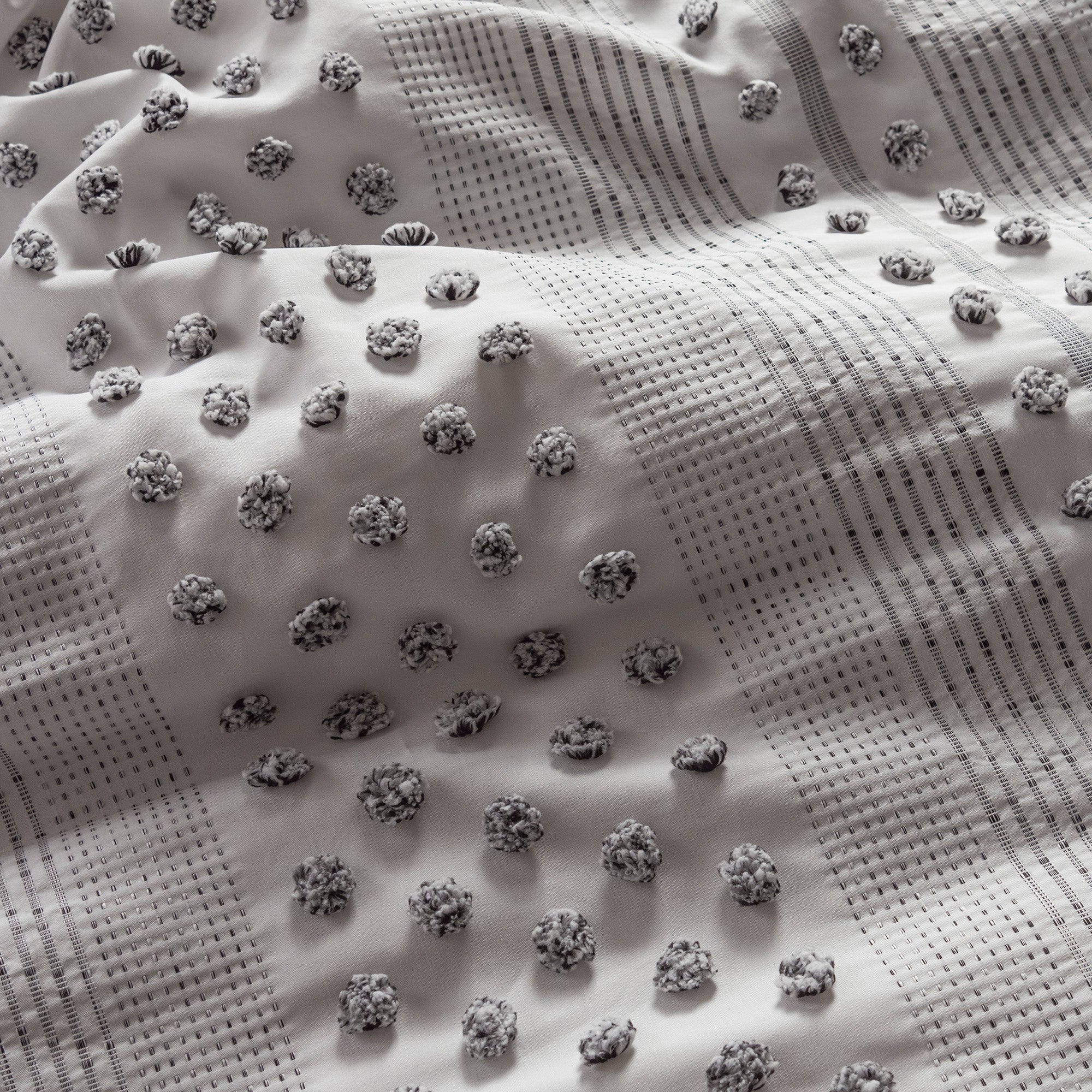 VIANNEY Funda De Duvet, Con Bordado Y Suaves Pompones Valencia