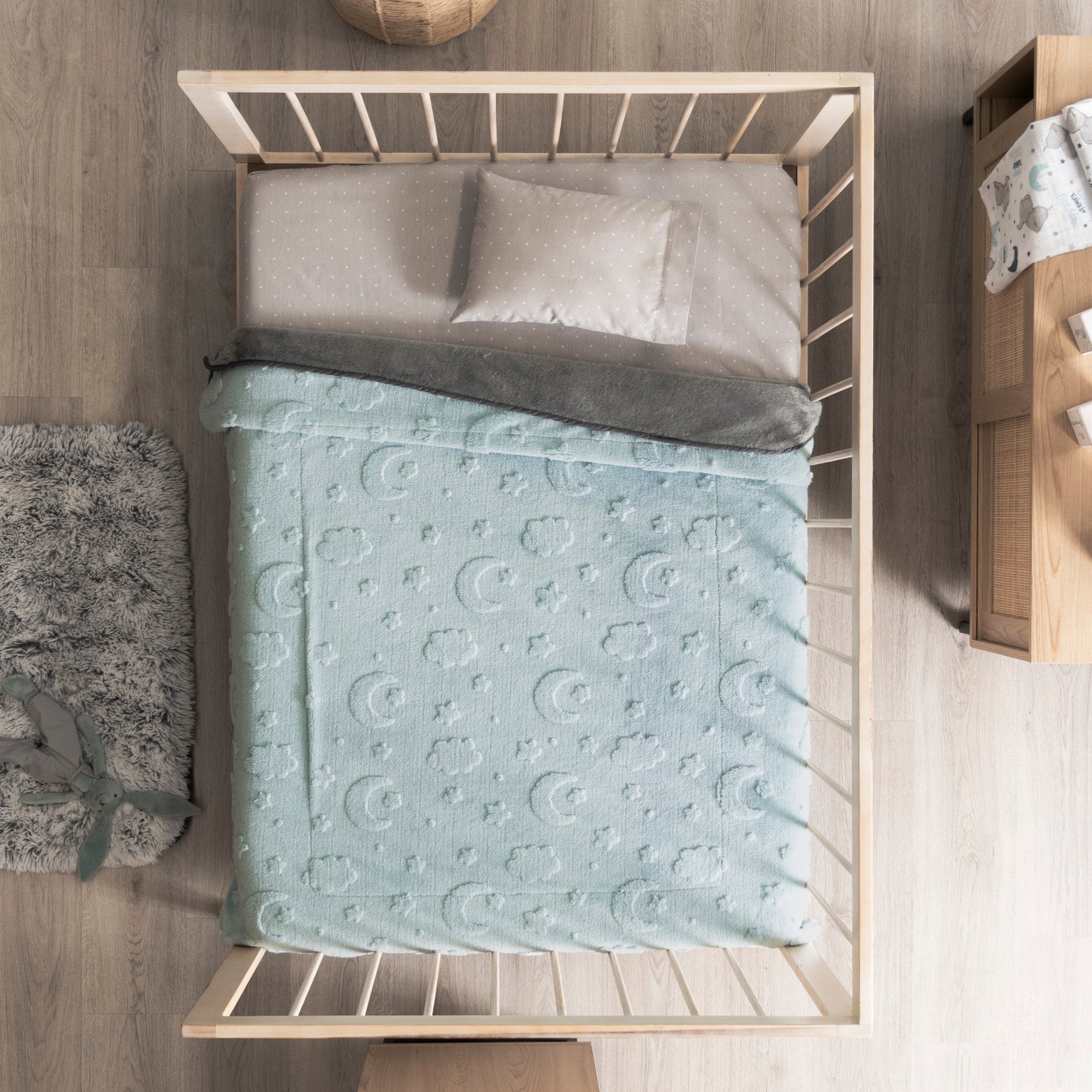VIANNEY Cobijita Para Bebé Ultrasuave Con Interior De Borrega Cozy