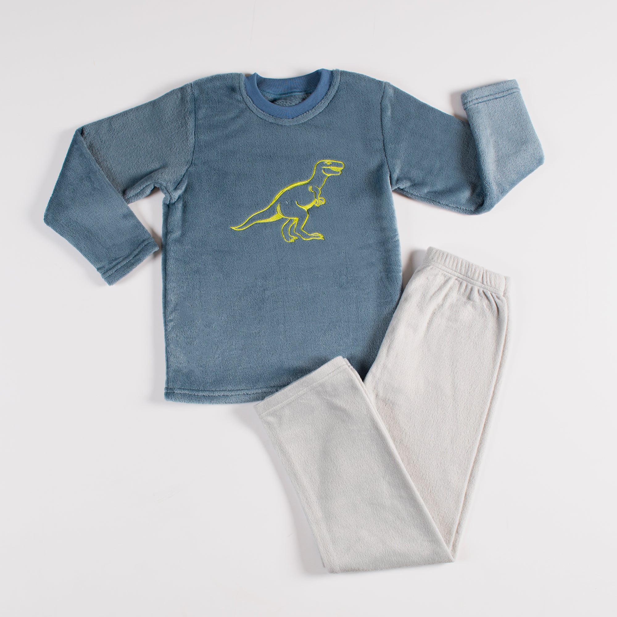 VIANNEY Pijama Calientita Con Textura De Cobertor Dinosaurios