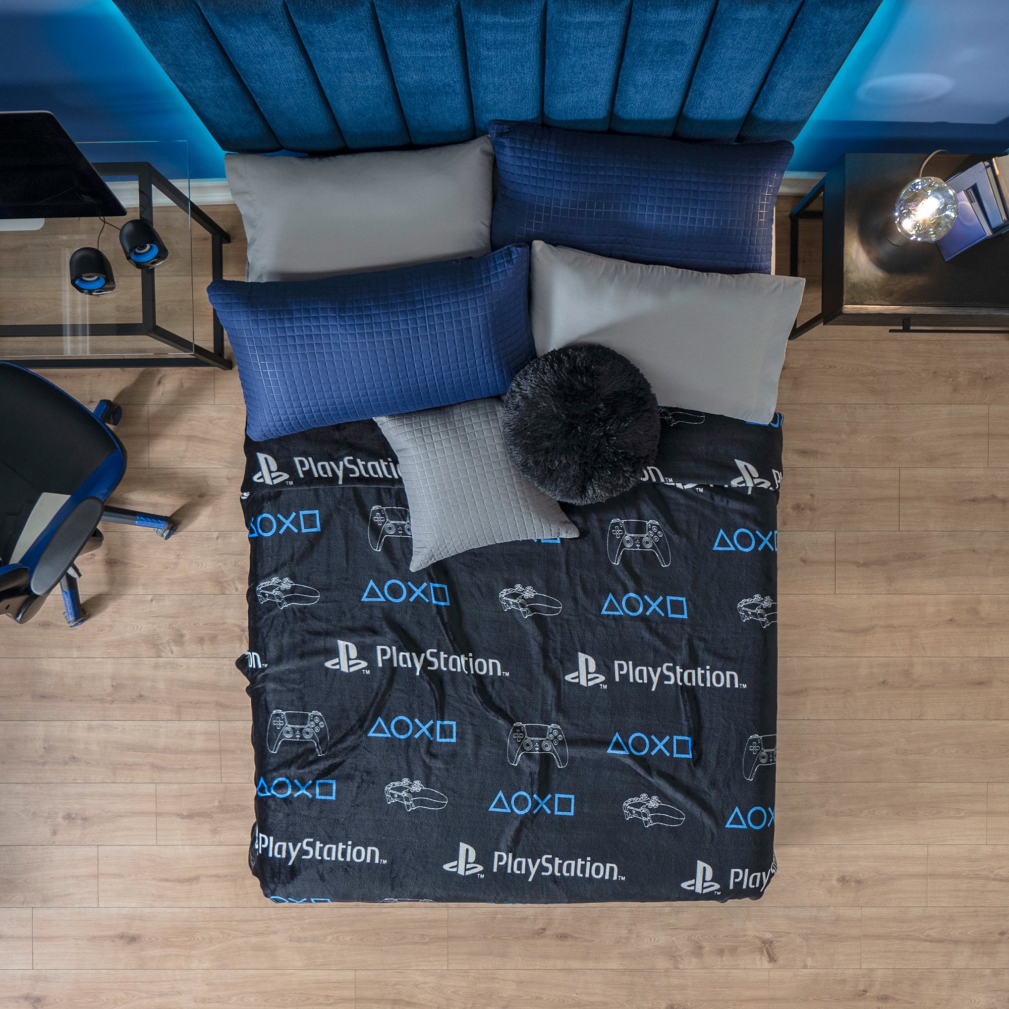 VIANNEY Cobertor Ligero Estampado Súper Suave PlayStation