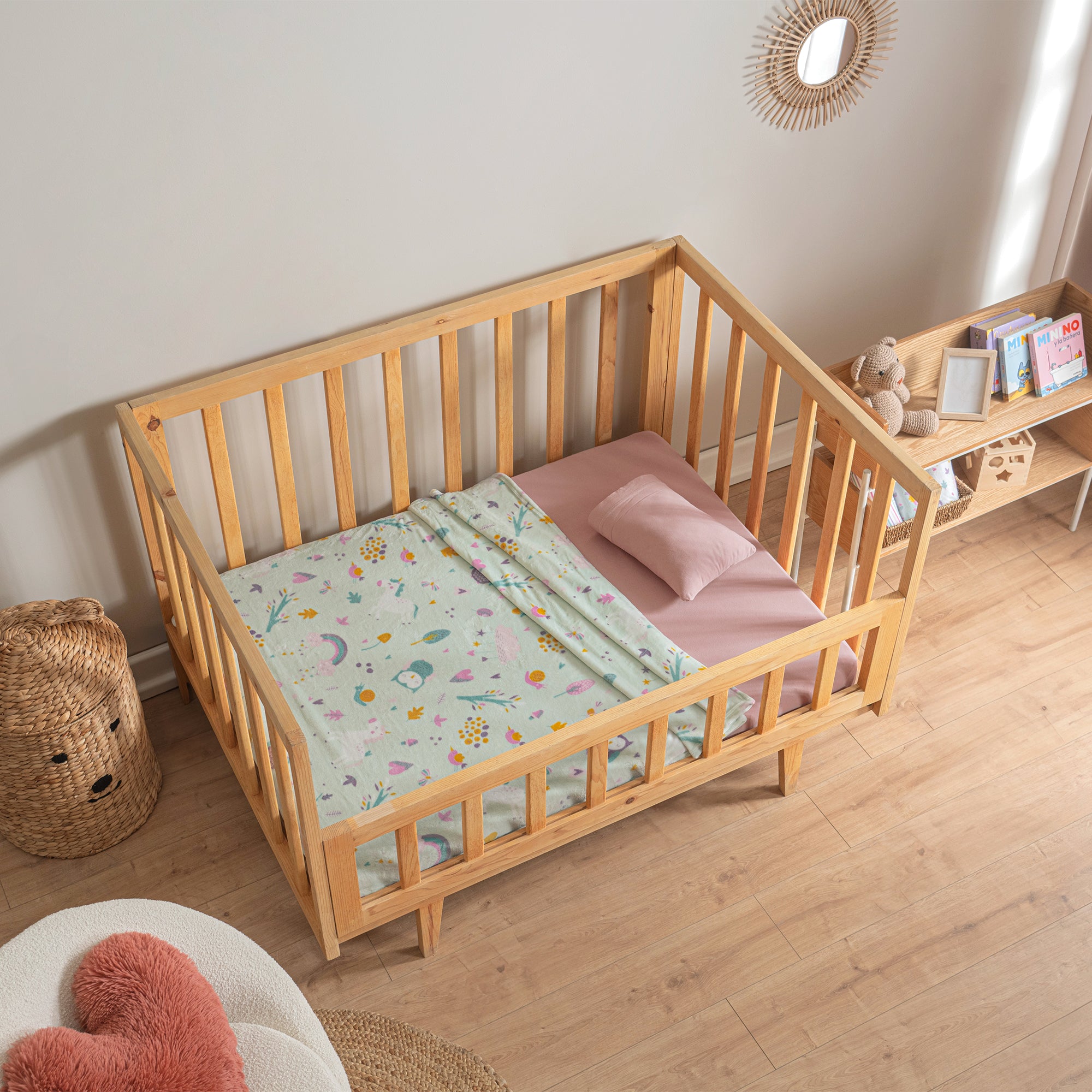 VIANNEY Cobijita Ligera Para Bebé Súper Suave Happy