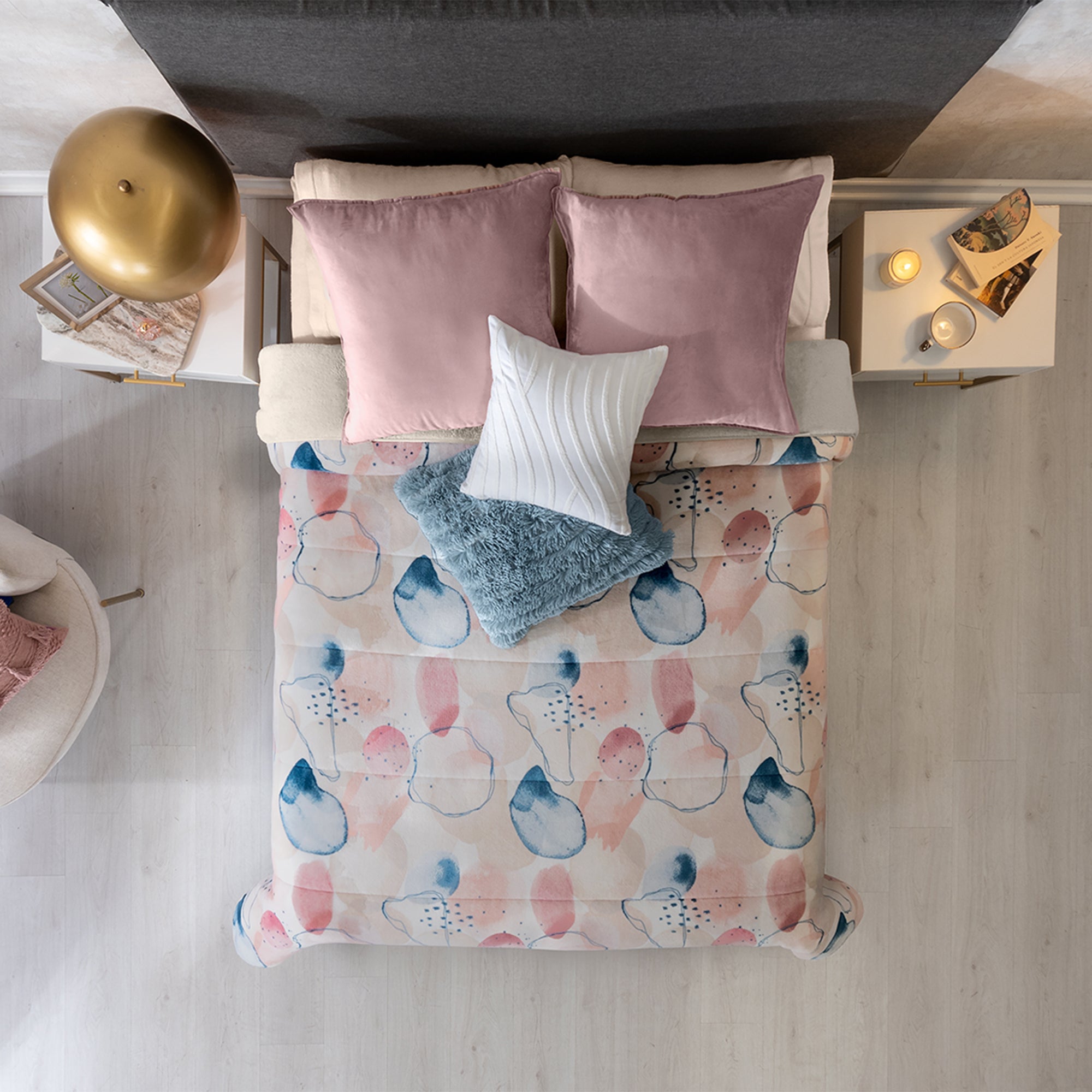 VIANNEY Cobertor Ultrasuave Con Interior De Borrega Premium Invernal Holanda