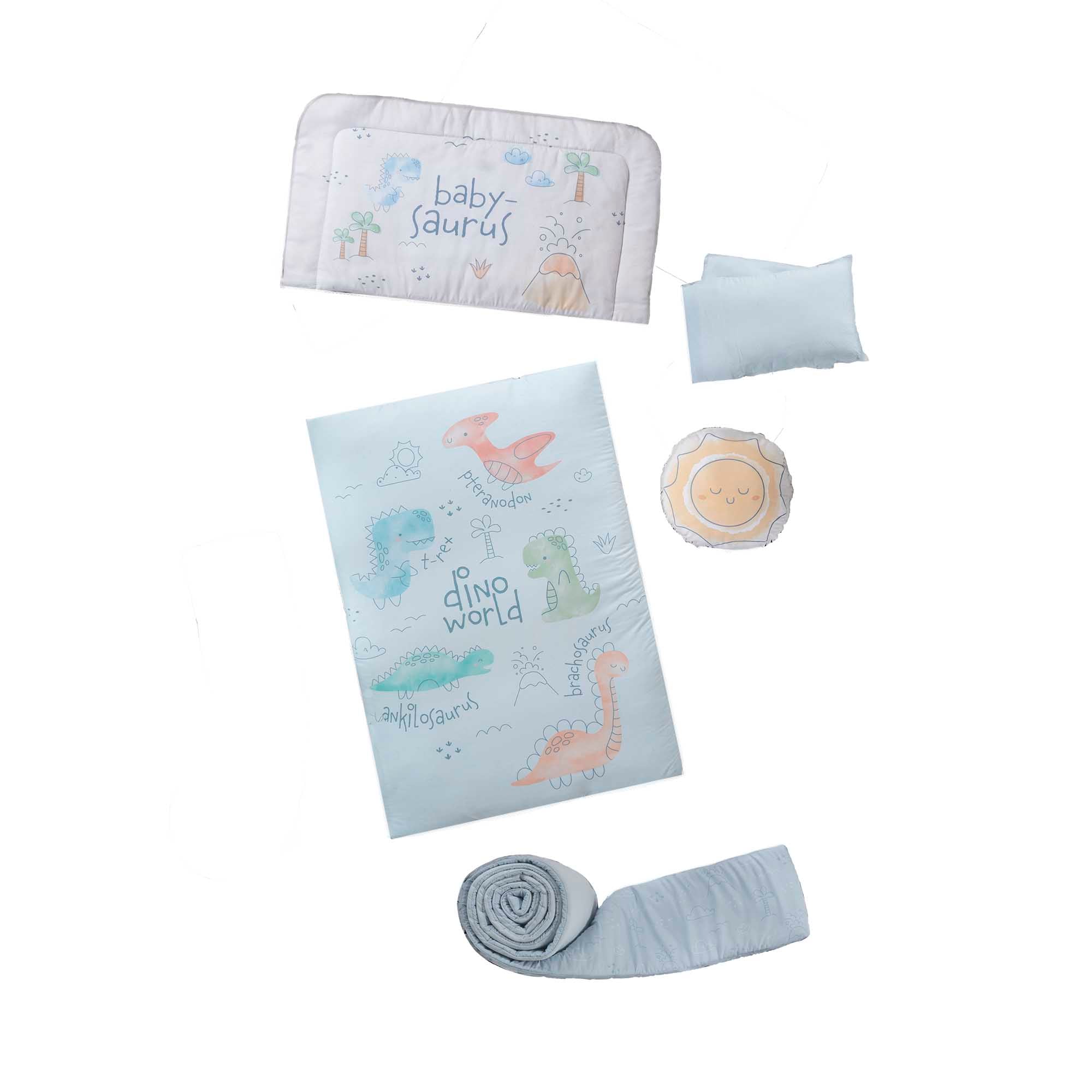 VIANNEY Juego De Cuna Súper Suave Baby T-Rex