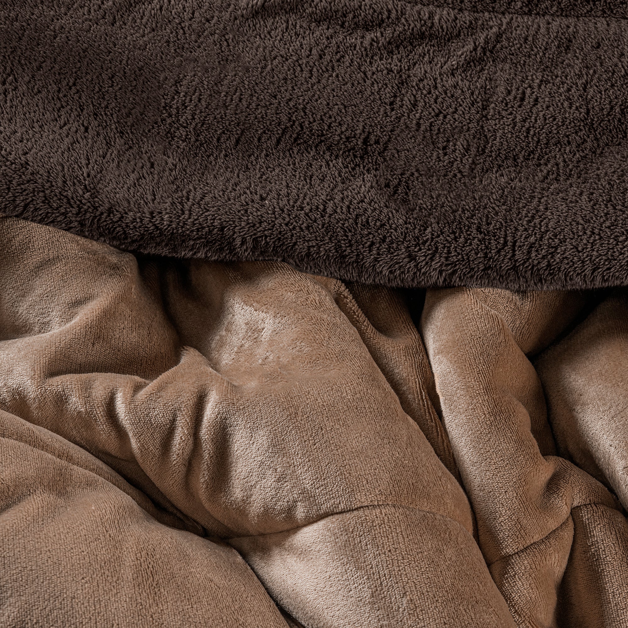 VIANNEY Cobertor Ultrasuave Con Interior De Borrega Premium Invernal Latte