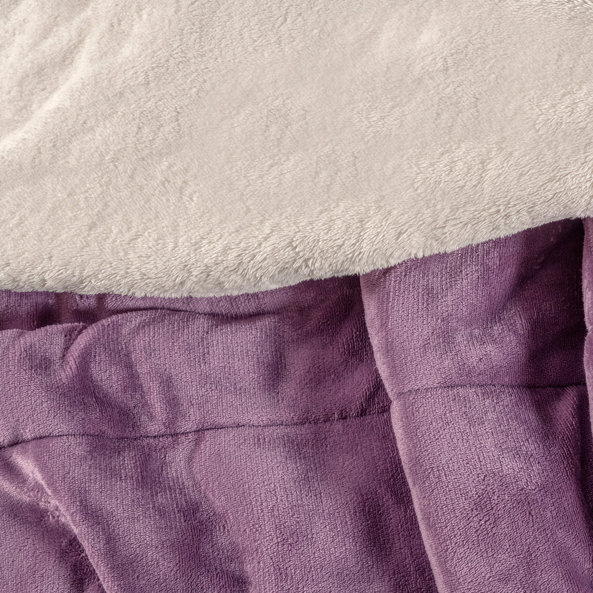 VIANNEY Cobertor Ultrasuave Con Interior De Borrega Premium Invernal Berry