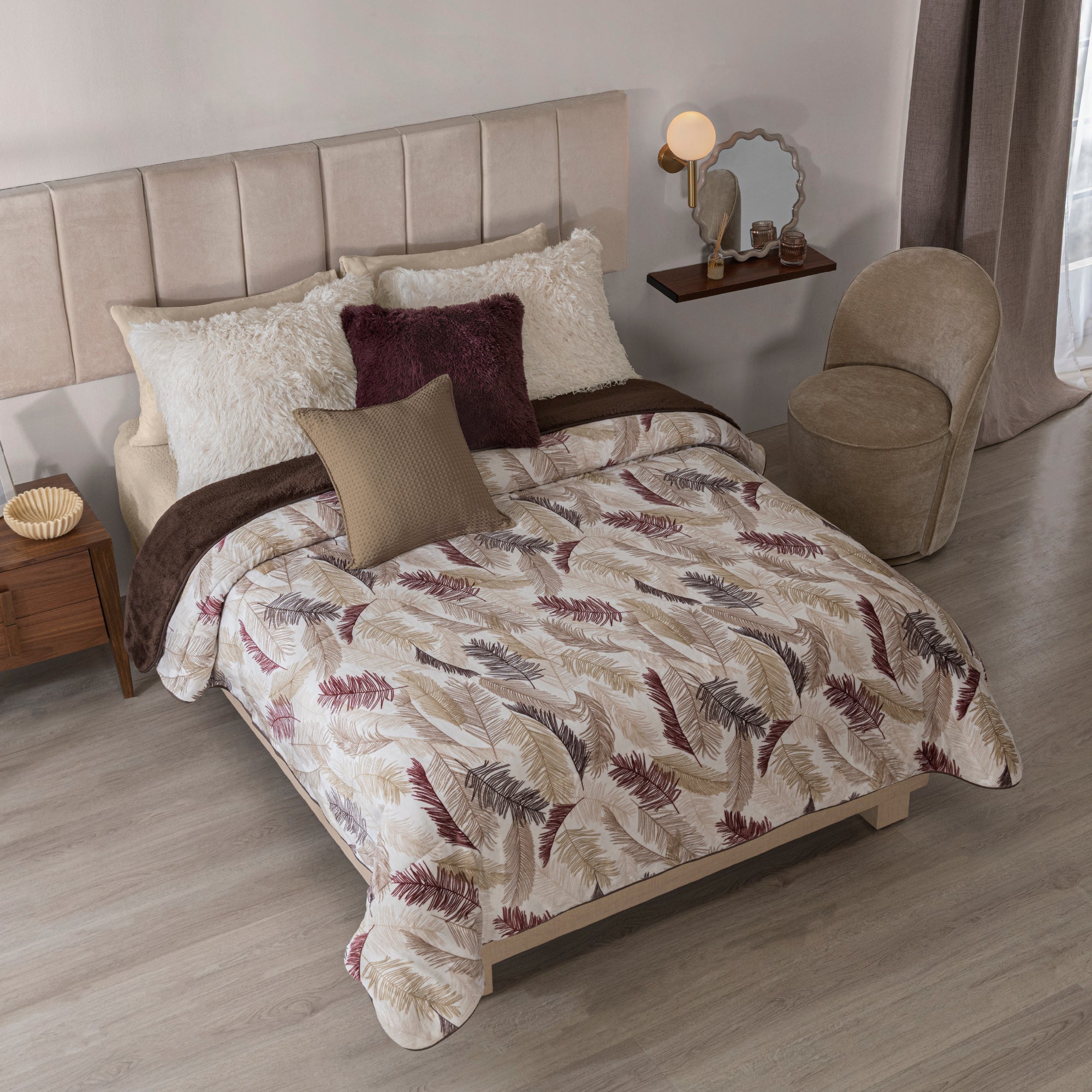 VIANNEY Cobertor Ultrasuave Con Interior De Borrega Premium Invernal Minsk