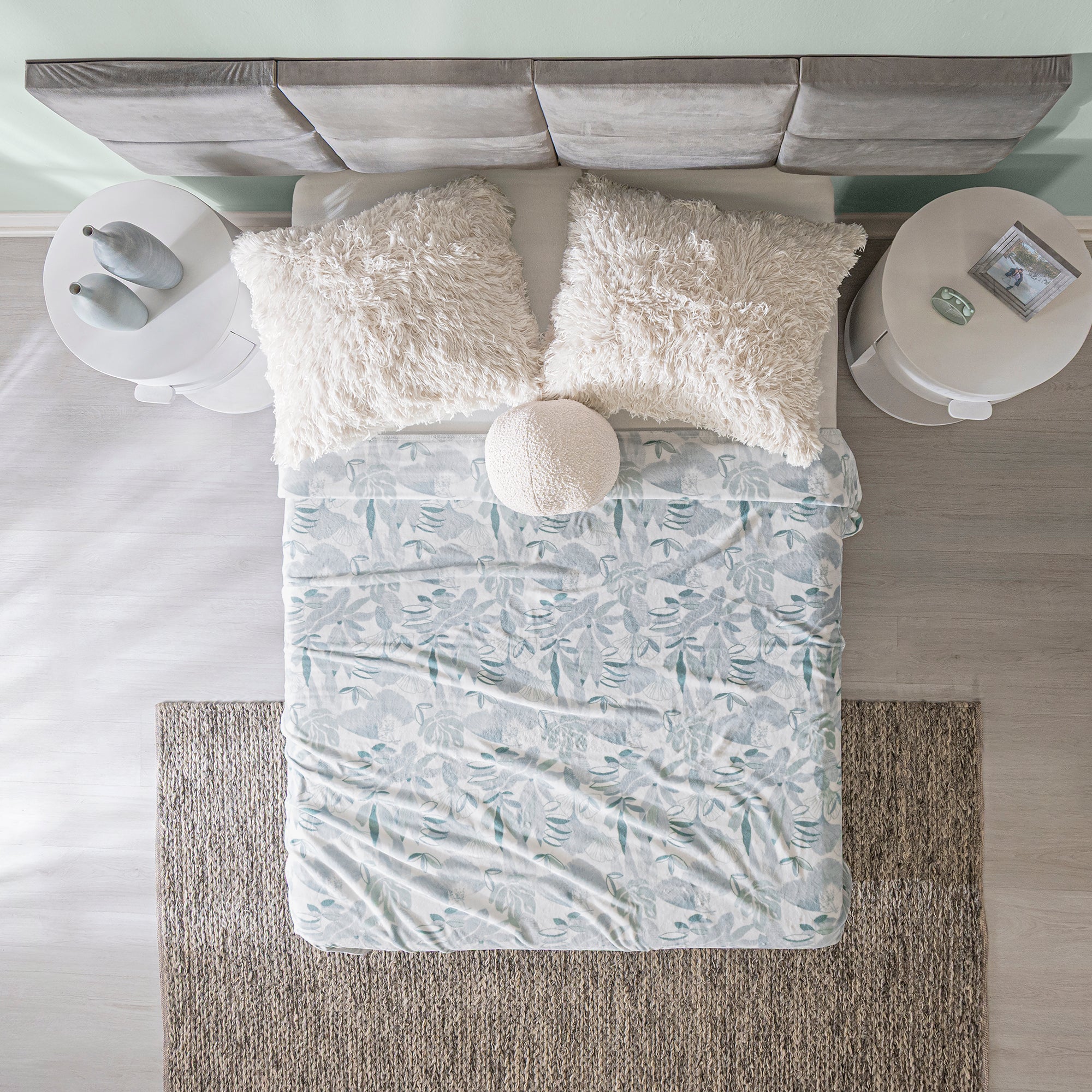 VIANNEY Cobertor Ligero Estampado Súper Suave Aspen