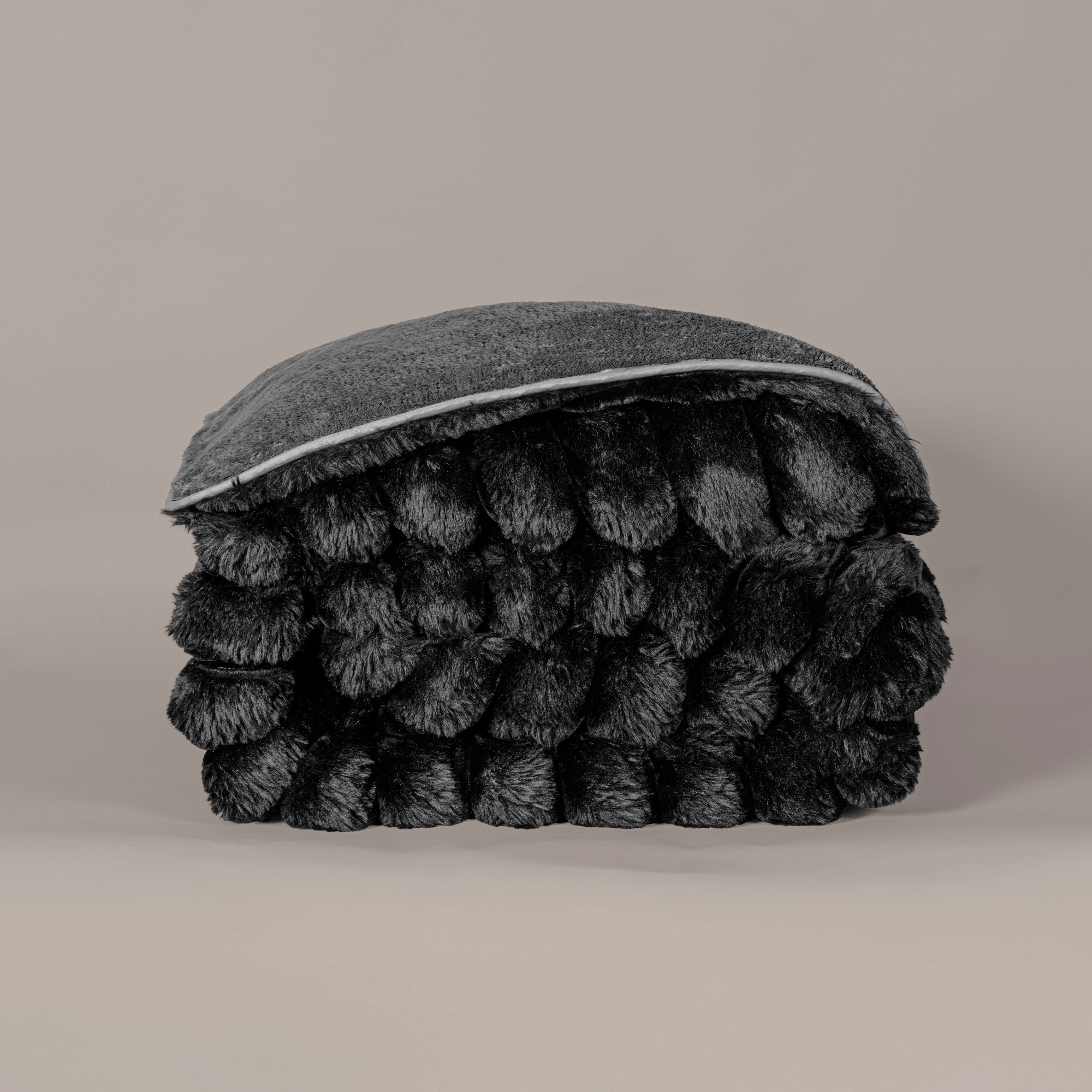 VIANNEY Cobertor Con Textura De Franjas En Relieve Con Interior De Borrega Premium Everest Bélgica