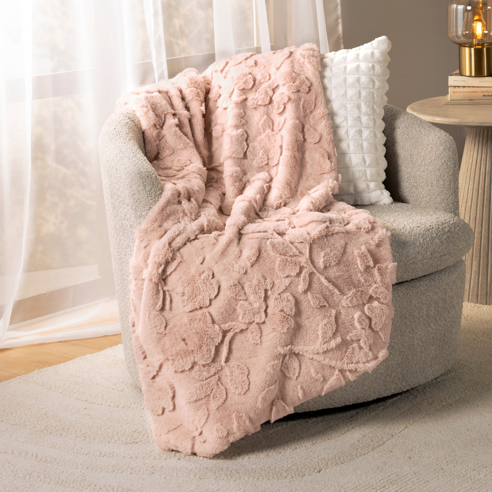 VIANNEY Cobertor Con Textura En Relieve Premium Everest Vermont