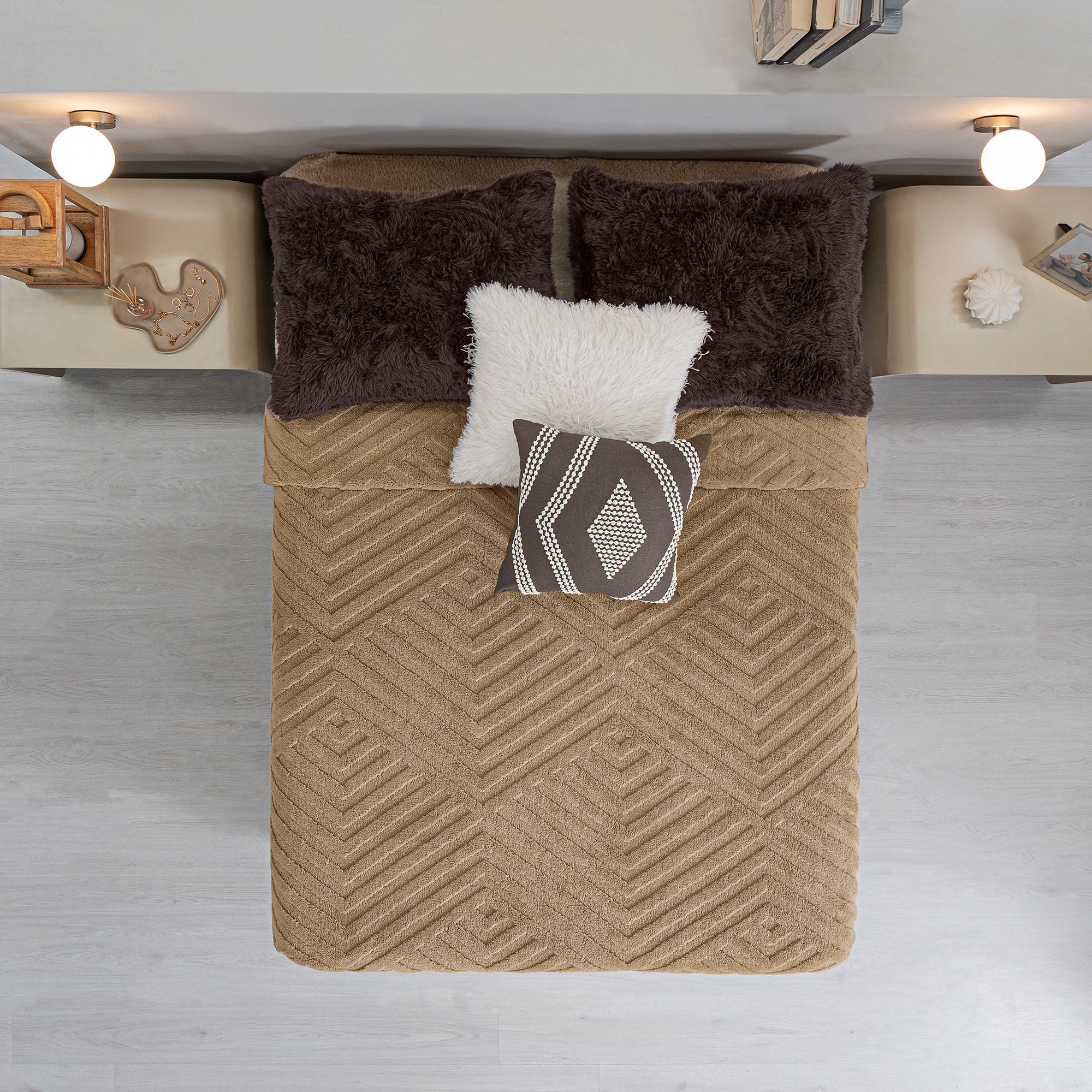 VIANNEY Cobertor Súper Suave Con Textura En Relieve Nórdico Suiza