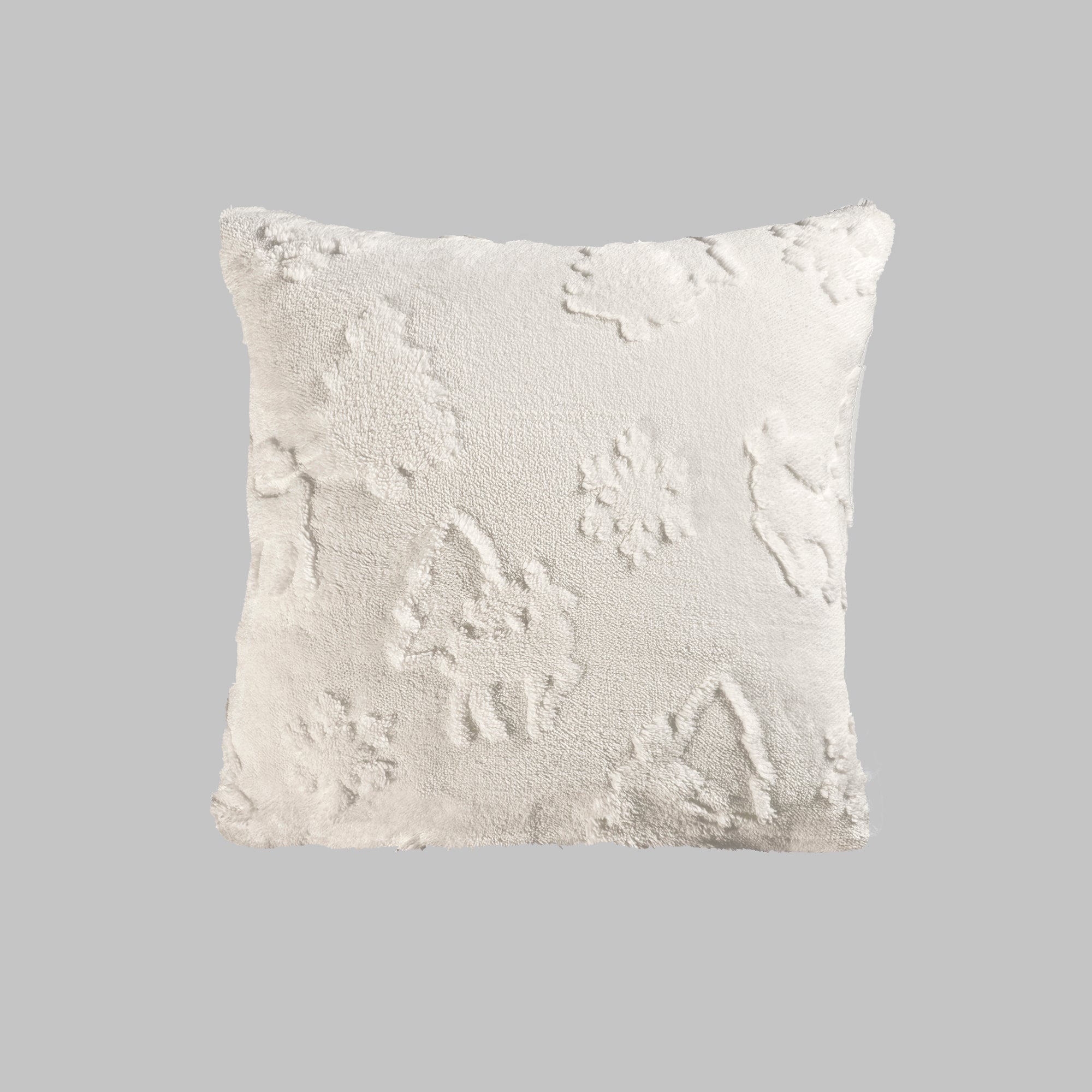 VIANNEY Funda De Cojín Navideña Con Textura En Relieve Frosty