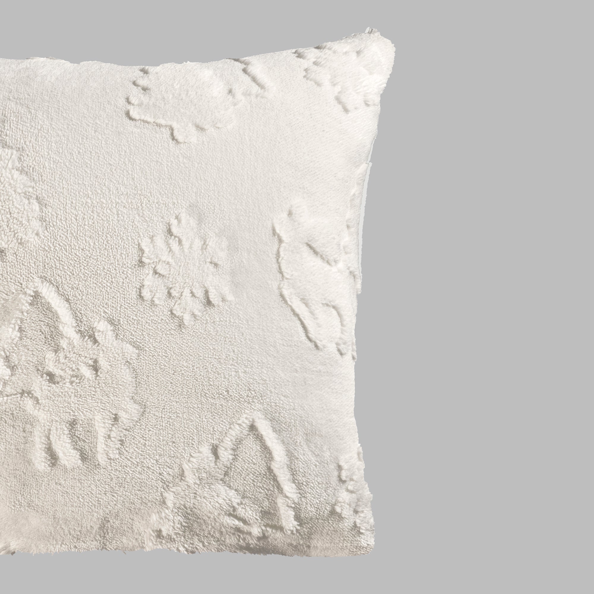 VIANNEY Funda De Cojín Navideña Con Textura En Relieve Frosty
