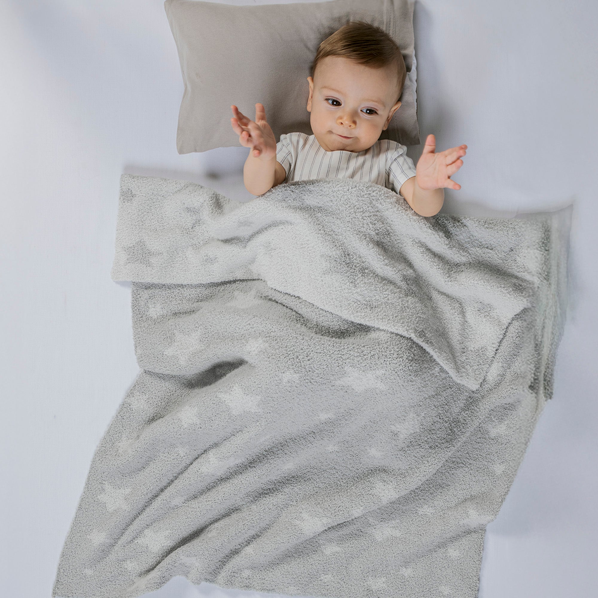 VIANNEY Cobijita Con Tejido De Chenille Premium Baby Voga Chenille Stars