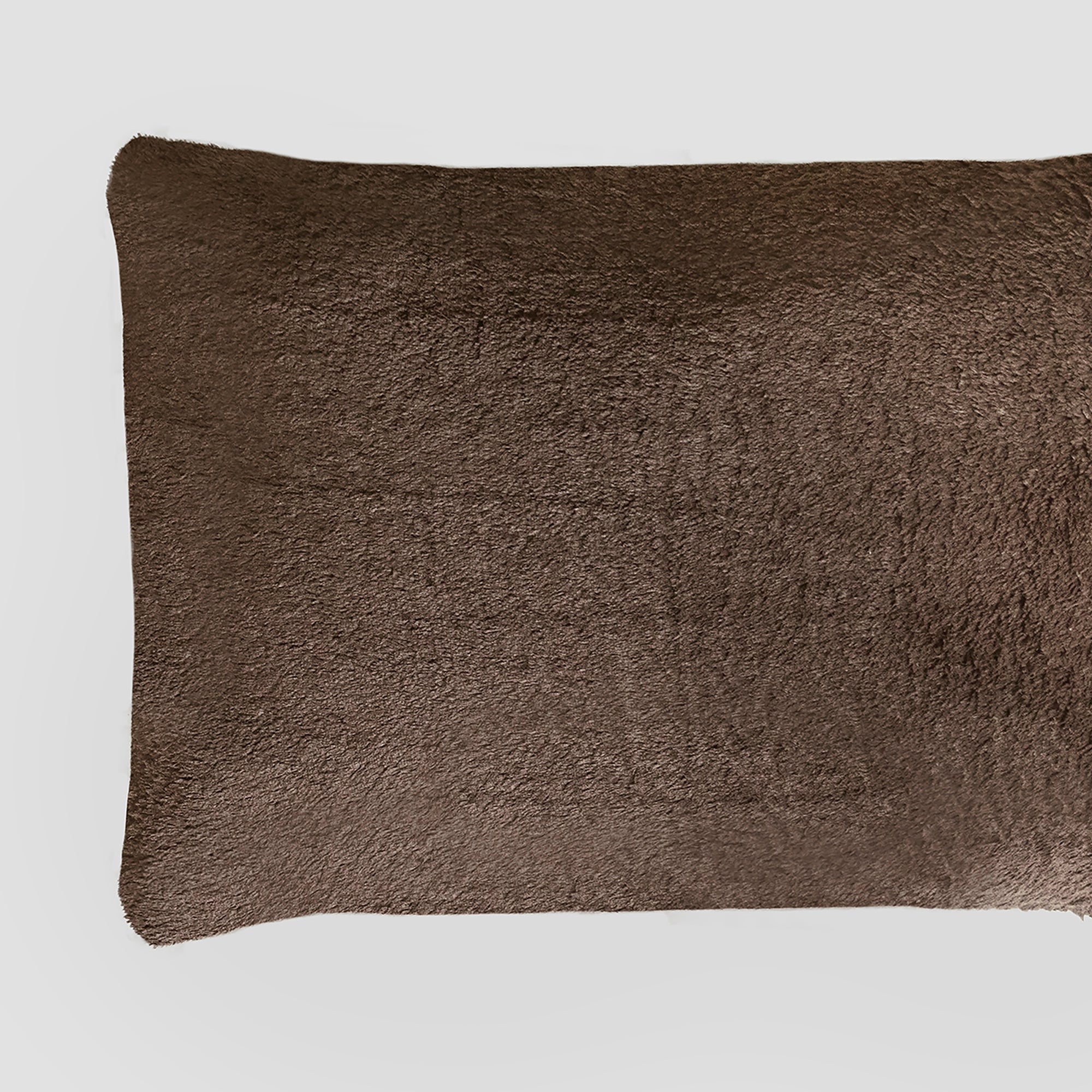 VIANNEY Funda De Almohada Calientita Con Textura Suave De Cobertor Alpes Coffee