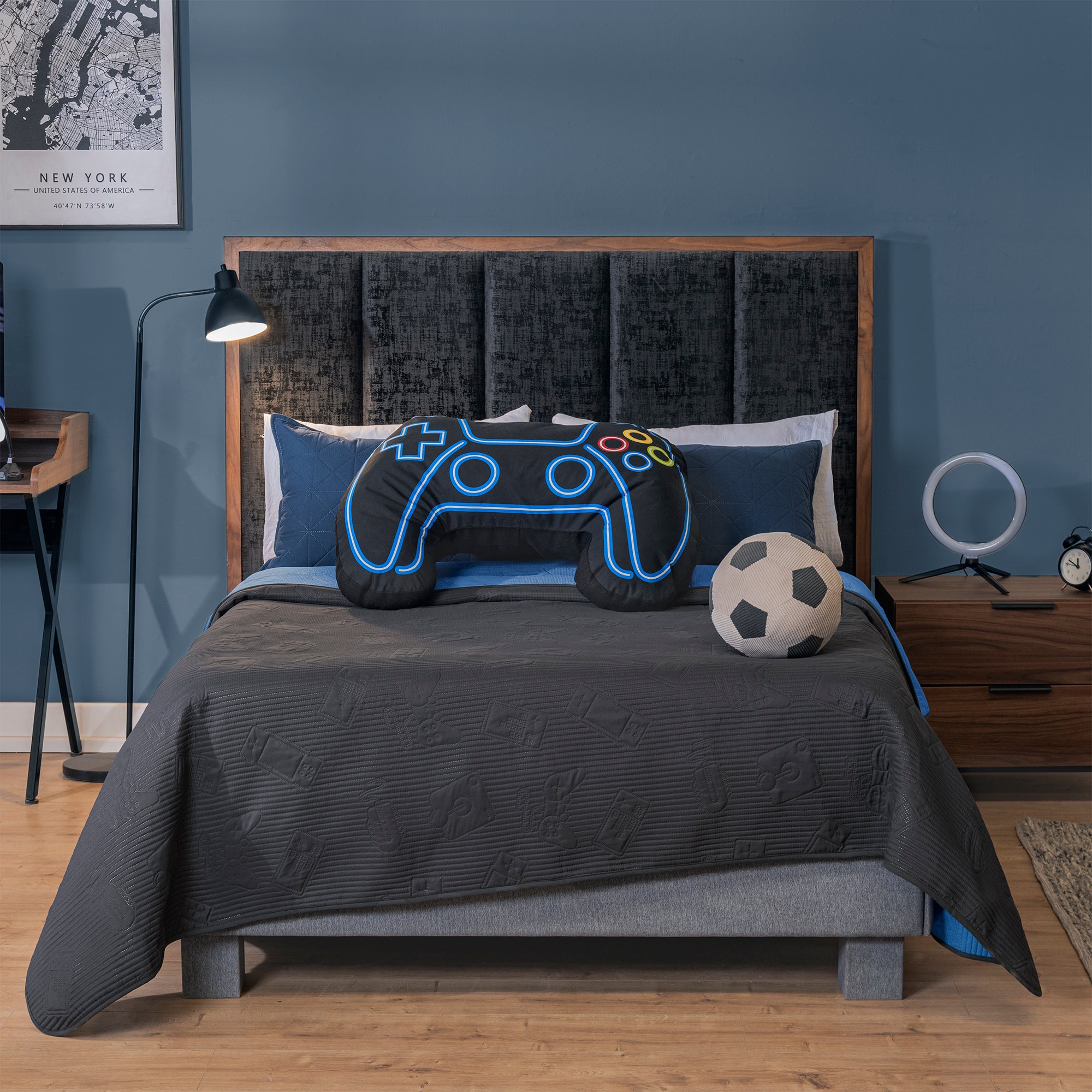 VIANNEY Edredón Doble Vista Ultradelgado Novo Gamer