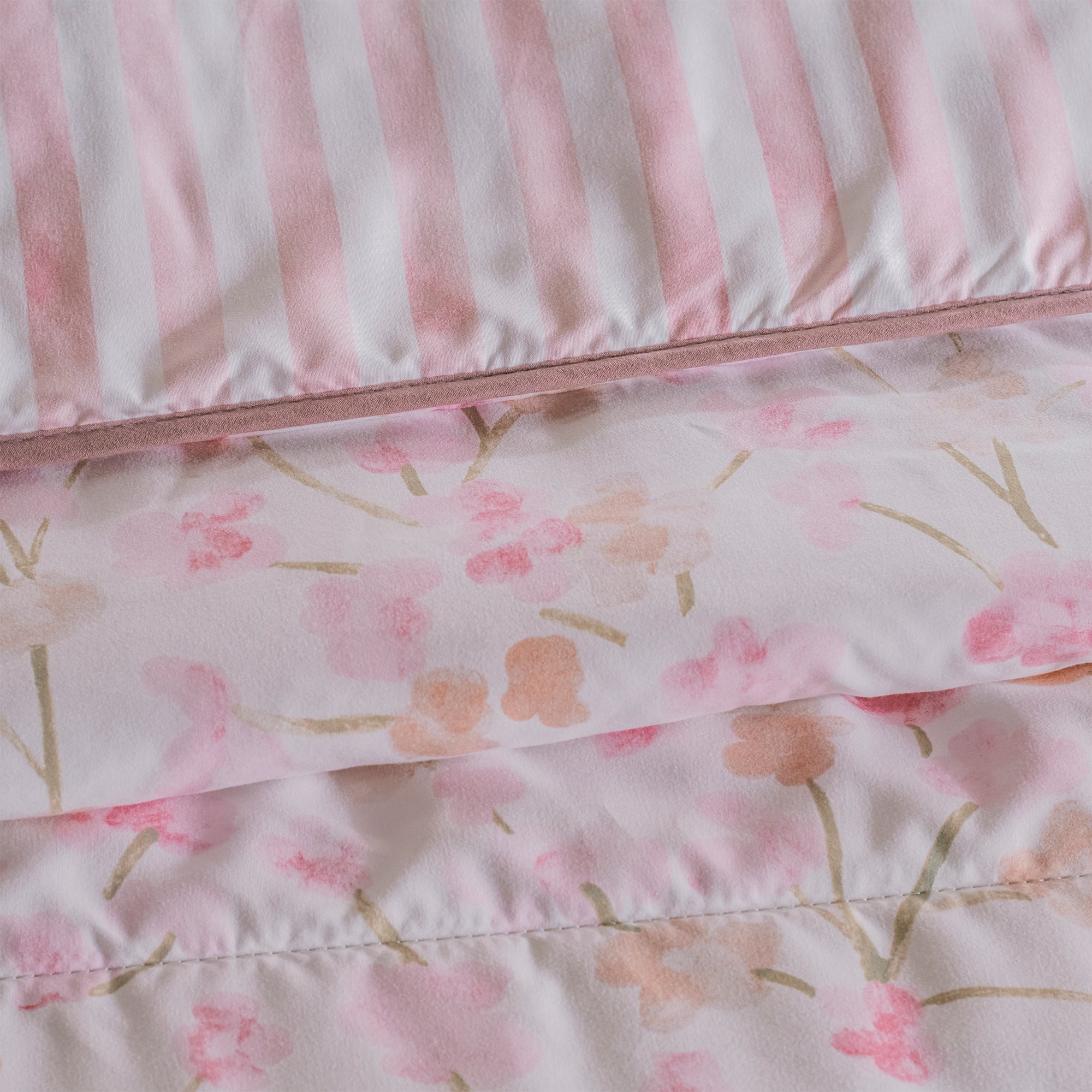 VIANNEY Juego De Edredón Doble Vista Con Fundas Y Cojín Cottage