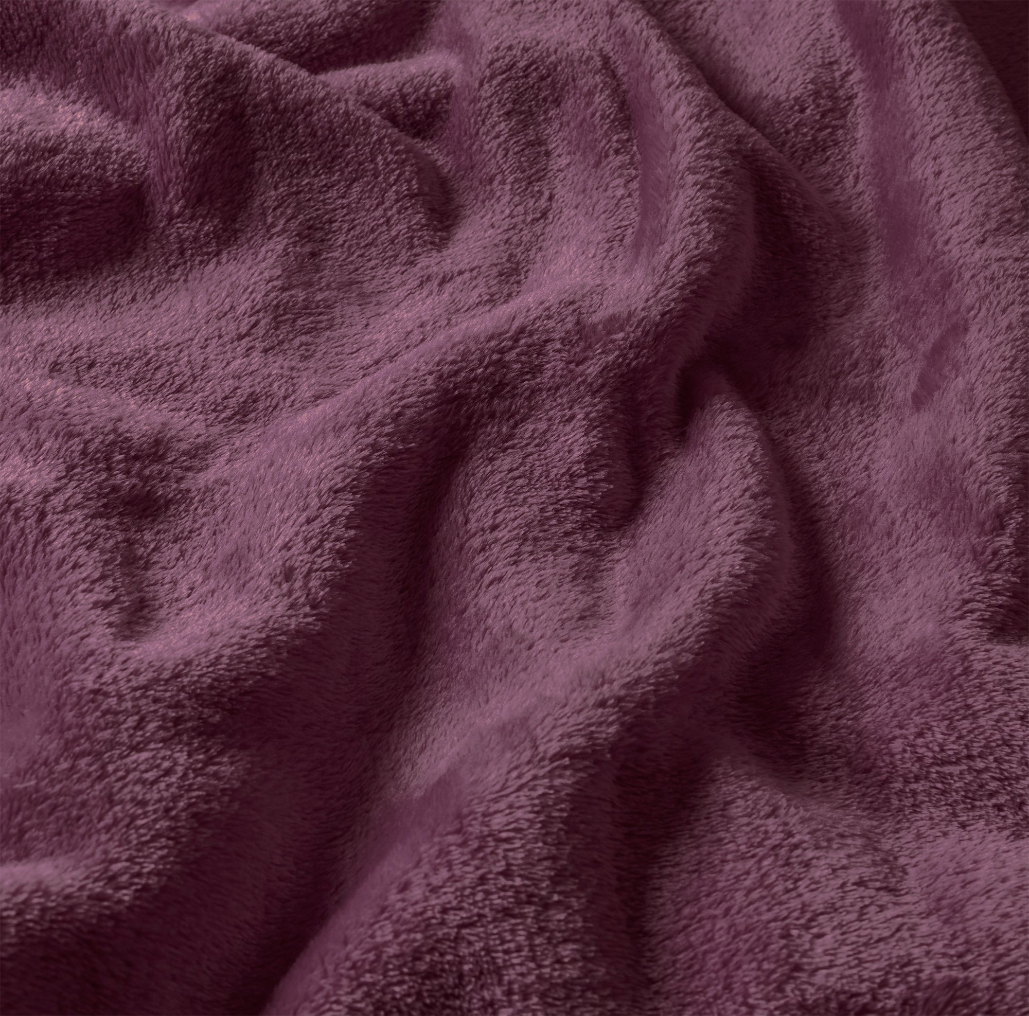 VIANNEY Cobertor Ligero Liso Súper Suave Berry