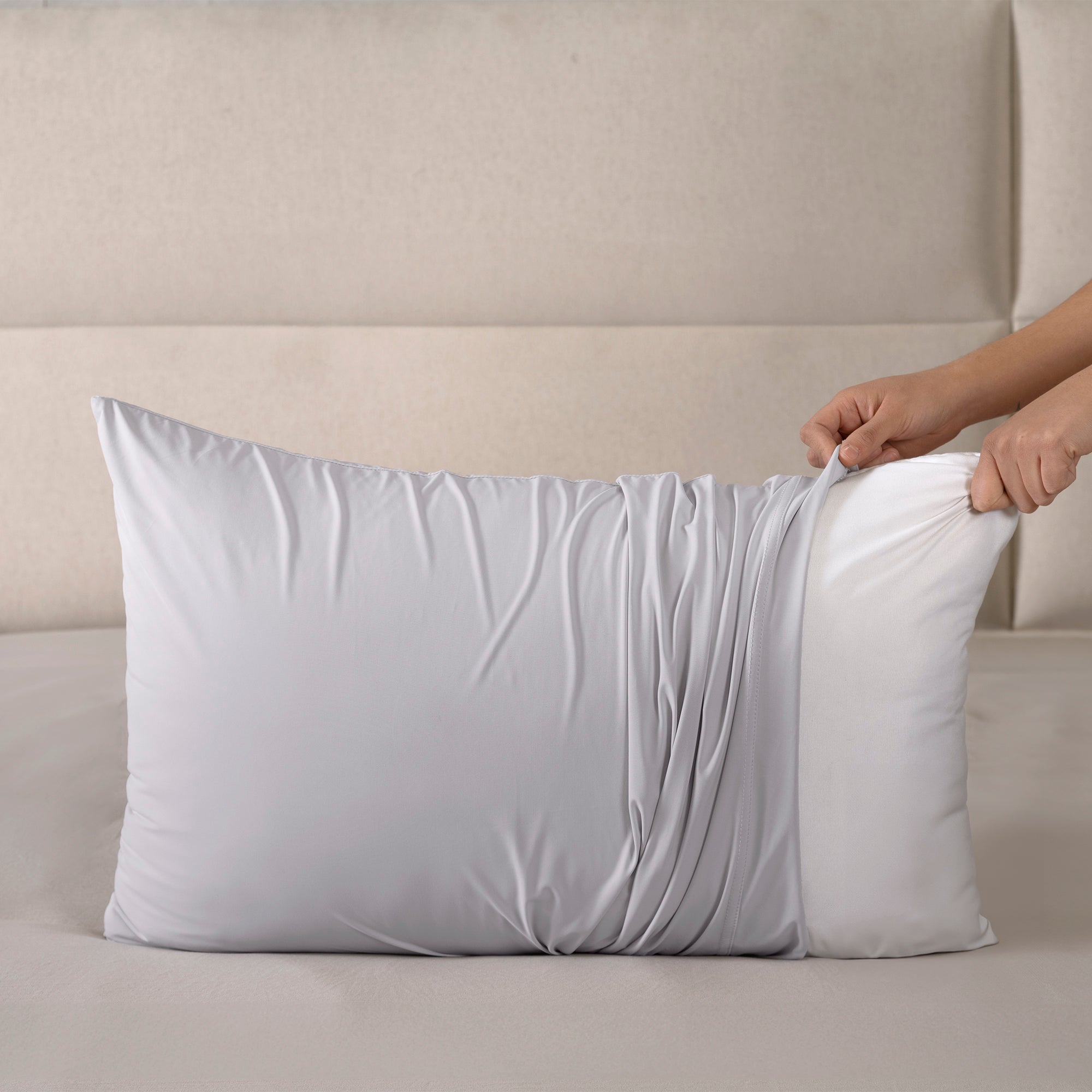 VIANNEY Funda De Almohada Con Tecnología Refrescante Al Tacto Cool